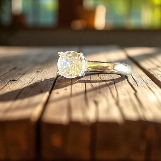 925 Silver Pushable Nose Pin – No Piercing Needed
