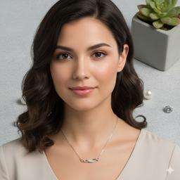 Brilliant Minimalist Crystal Necklace thumbnail 2