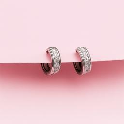 ✨ Elegant Sparkle Huggie Earrings – 925 Sterling Silver thumbnail 2