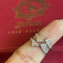 Adjustable Toe Rings In Silver & Rose Gold (1 Set) thumbnail 3