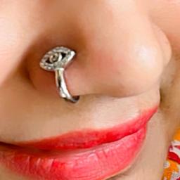 925 Silver Pushable Nose Pin β No Piercing Needed thumbnail 2