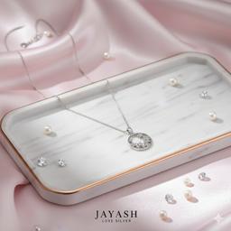 The Classic Sparkle Sterling Silver Necklace thumbnail 3