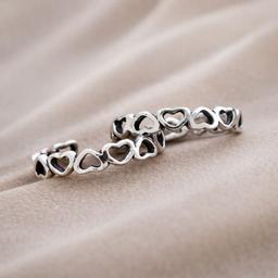 Eternal Heart Silver Toe Ring thumbnail 3
